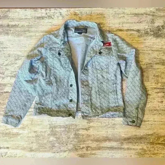 Brooklyn Cloth MFG Co denim blue Jean savage button up jacket women size Medium‎ - Picture 2 of 9